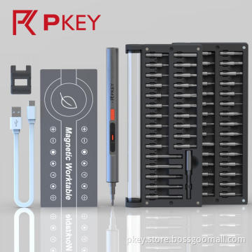 PKEY Small Electric Screwdriver 3.6V Torque Adjustable